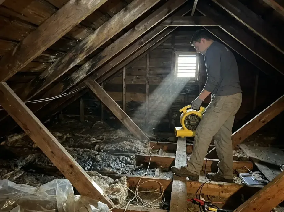 attic-water-damage-drying-proc-007 — frequently asked questions, Emergency Water Extraction & 24/7 Flood Response in Hazel G…